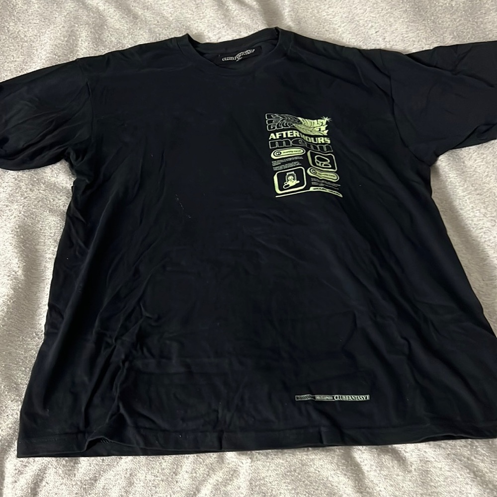 CLUB FANTASY GLOW IN THE DARK AFTER HOURS TEE SHIRT BRAND NEW